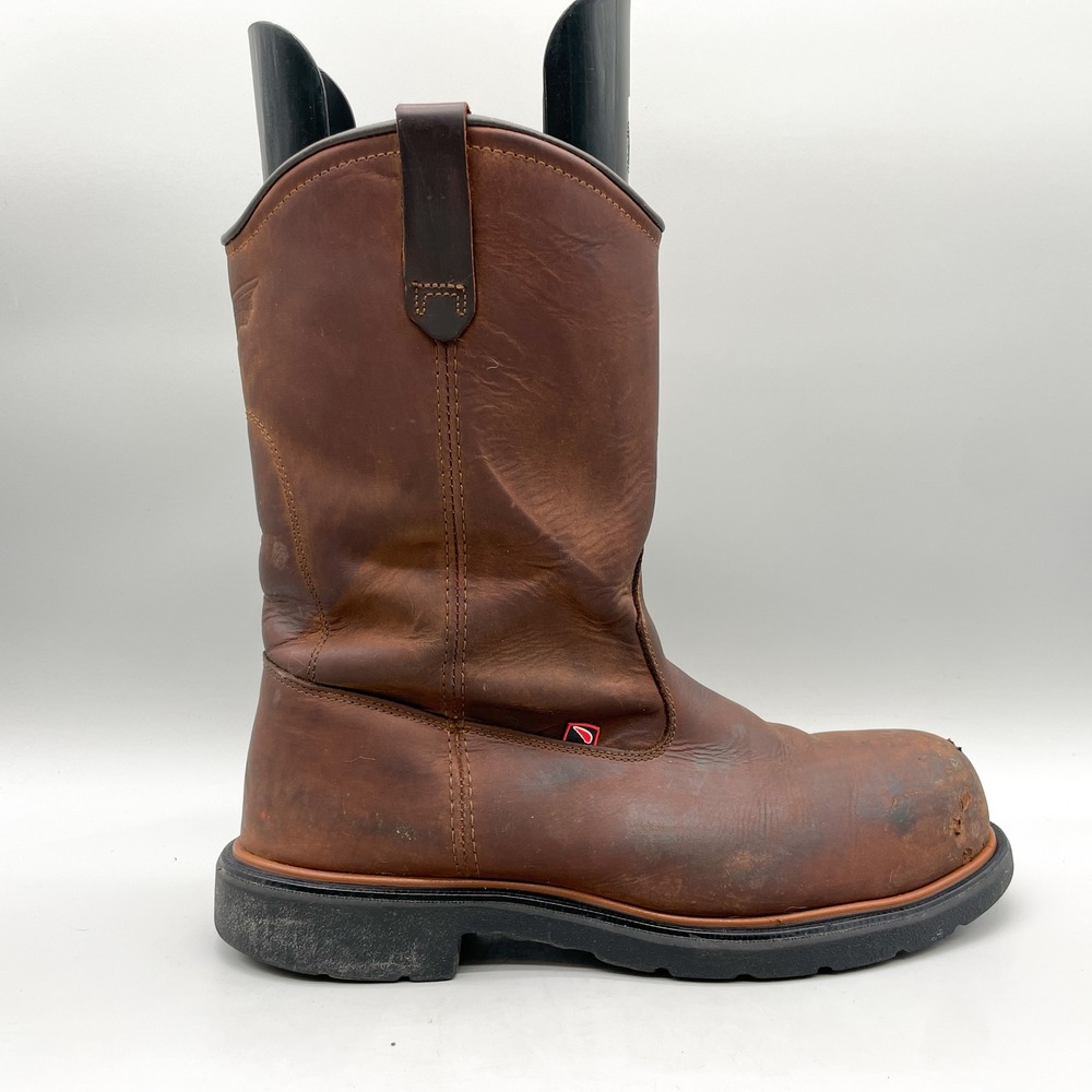 Red Wing Mens 13D DynaForce Steel Toe Work Boots Brown Leather Safety Rugged